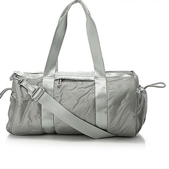 Wildfox Handbags - WILDFOX Silver Duffle Bag ,Carry On Luggage , Gym Bag NWT!